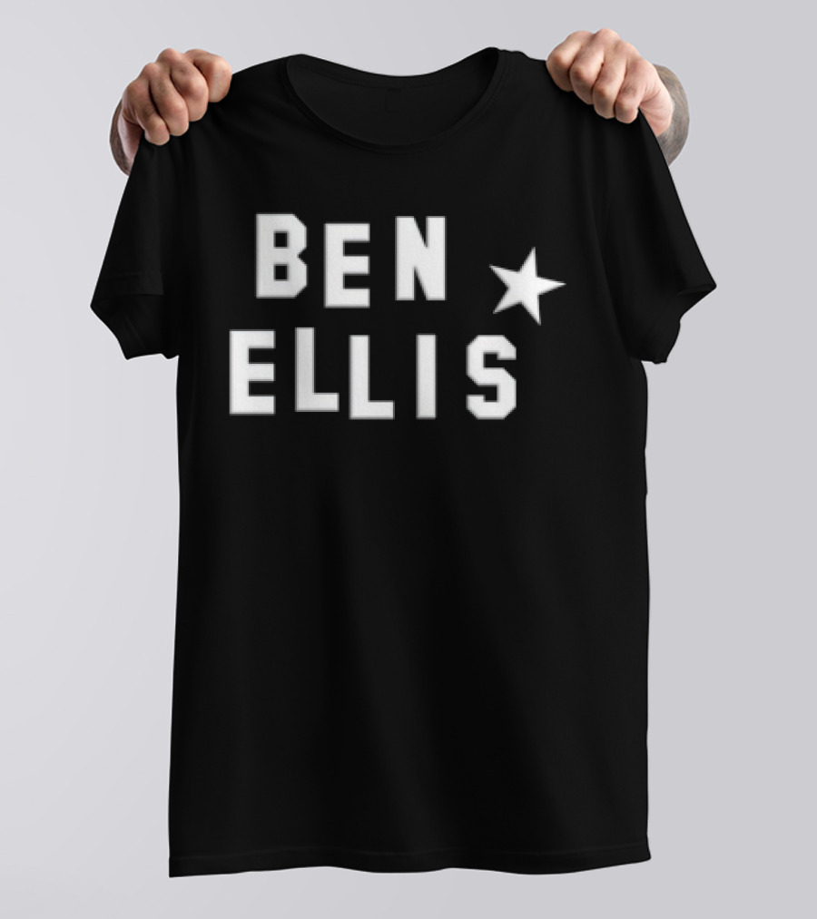 Ben Ellis Music No Longer In My Bedroom Tour 2025 Puff Print Star T-Shirt