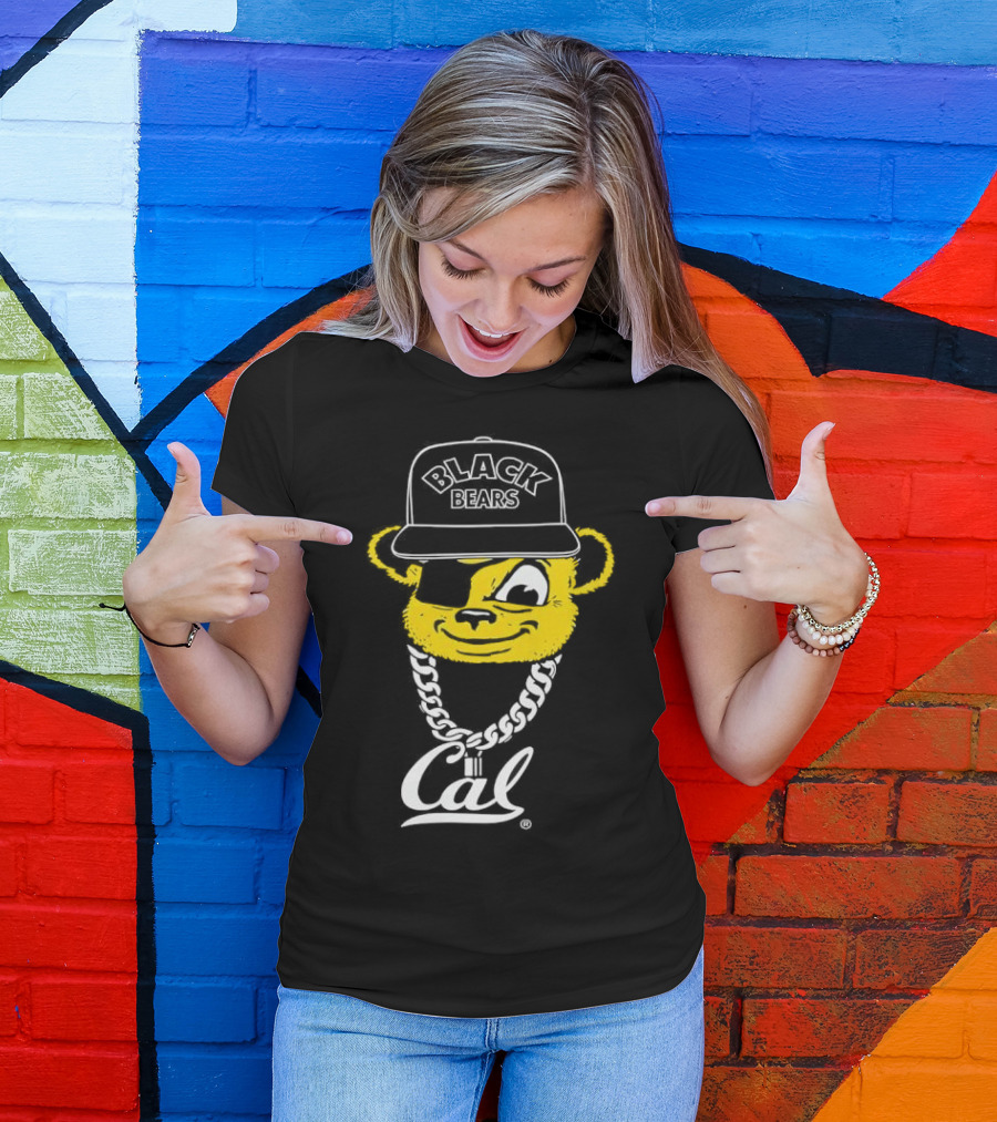 Black Bear Berkeley Cal Baseball T-Shirt