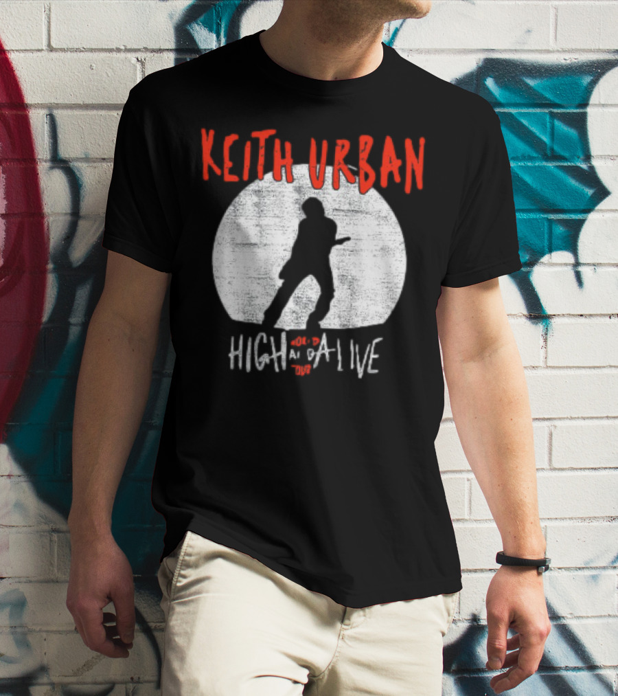 Keith Urban High And Alive World Tour 2023 T-Shirt