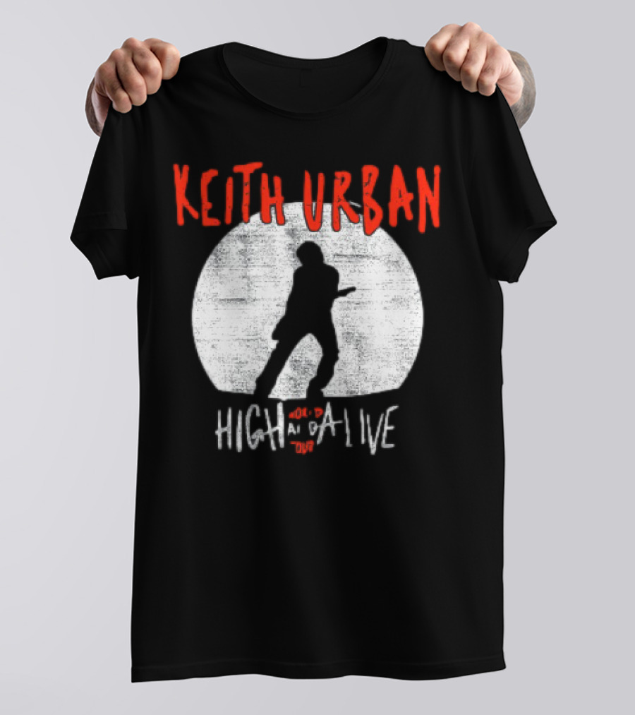 Keith Urban High And Alive World Tour 2023 T-Shirt