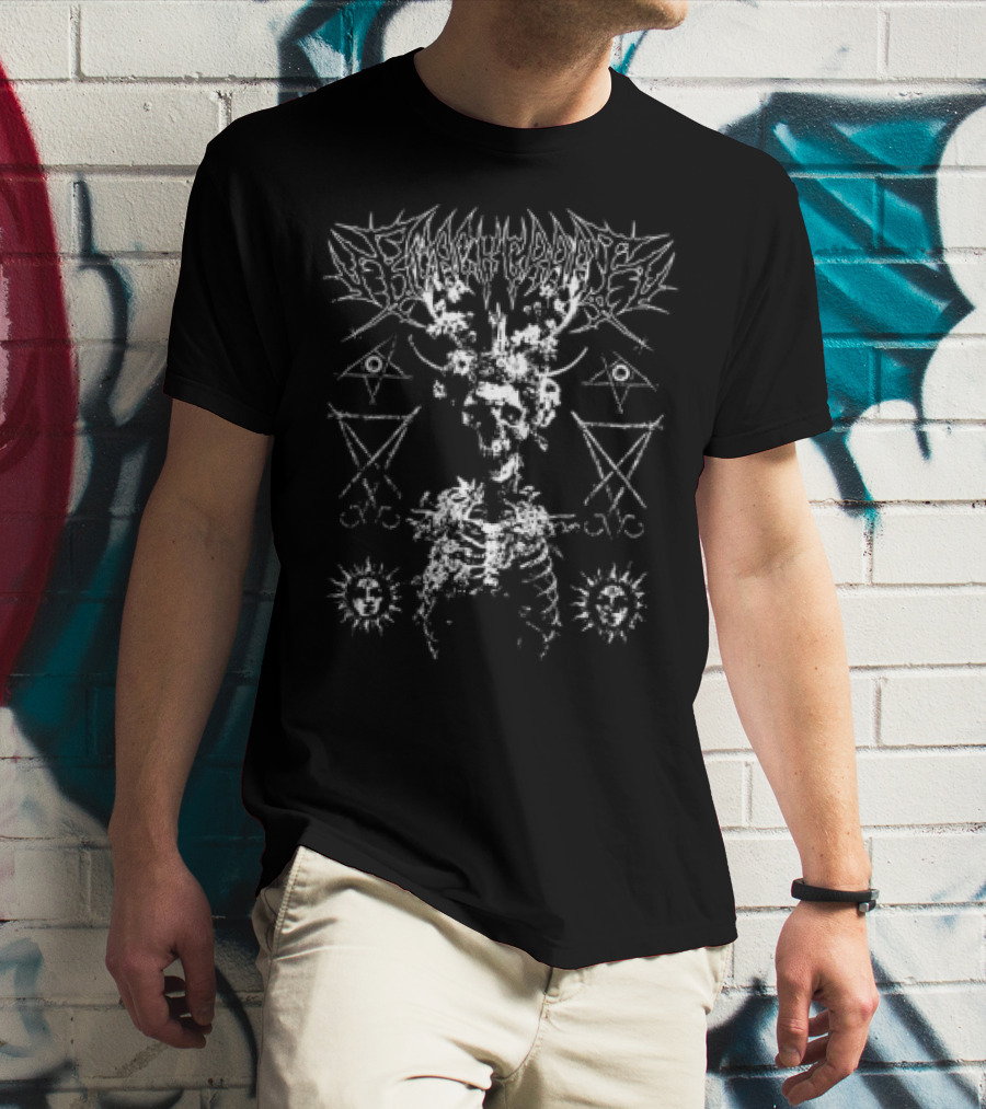 Midsommar Blasphemy Pagan Symbols Floral Ritual Nordic Patterns T-Shirt