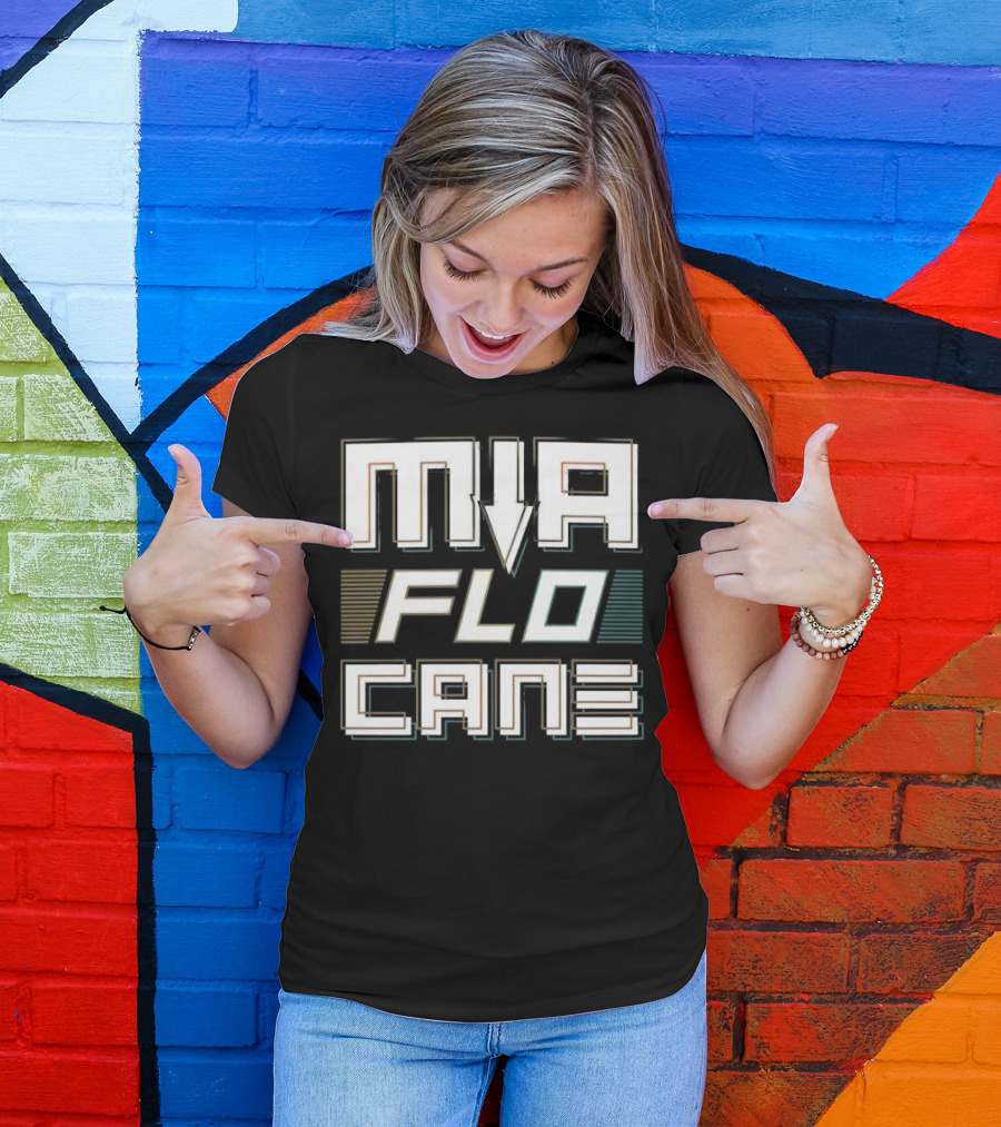 Miami Flo Cane Retro Neon Vibes T-Shirt