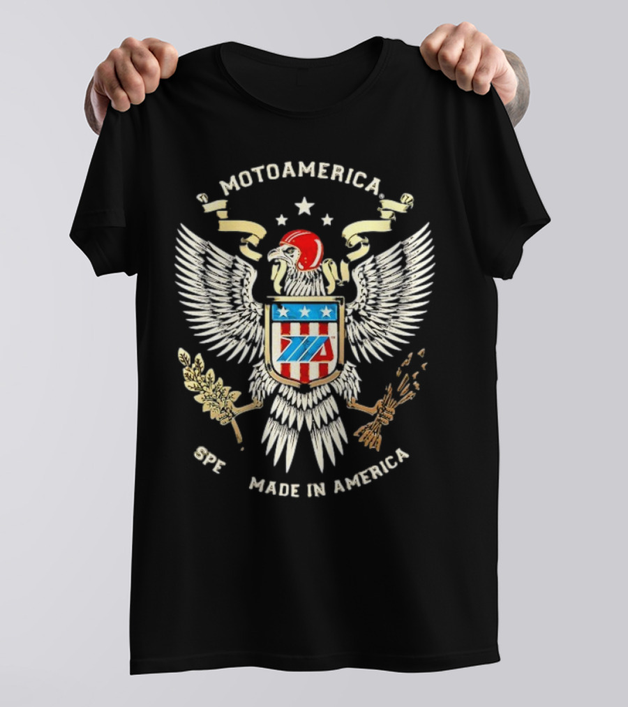 MotoAmerica American Eagle Speed Made In America T-Shirt