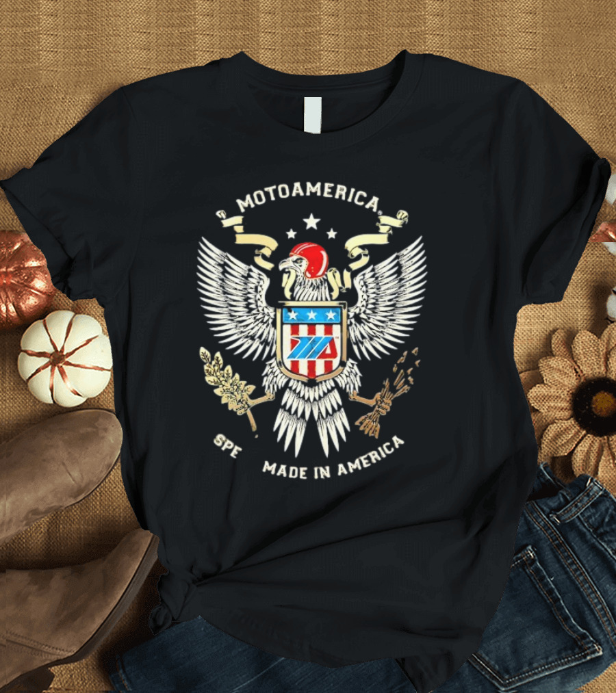 MotoAmerica American Eagle Speed Made In America T-Shirt