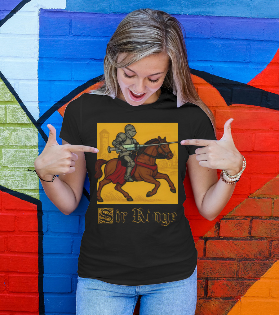 Orbital Sir Ringe Knight On Horse With Syringe Lance T-Shirt