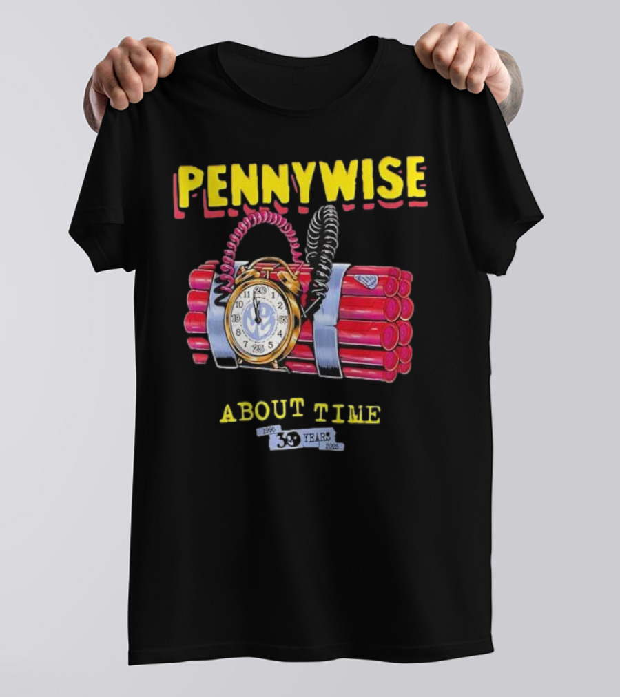 Pennywise About Time 30 Years 1996-2026 Anniversary Halloween T-Shirt