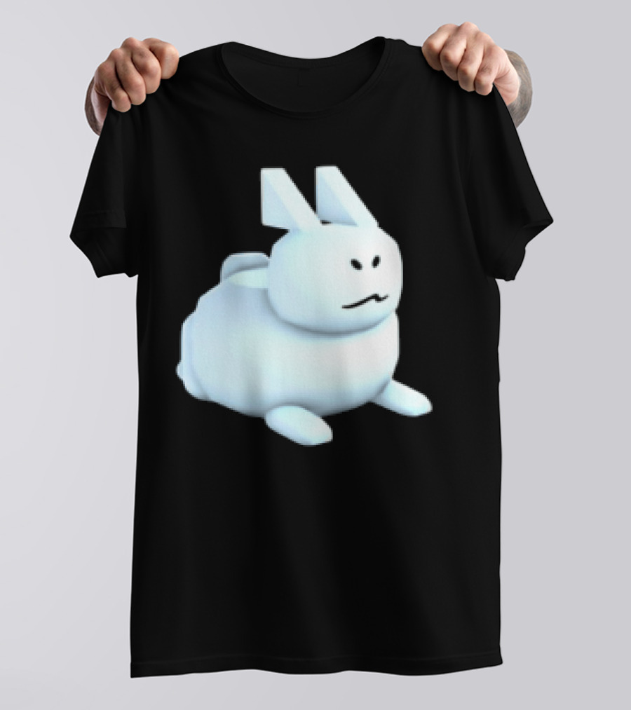 Reel Rebels Gubby Roblox Cute White Rabbit T-Shirt