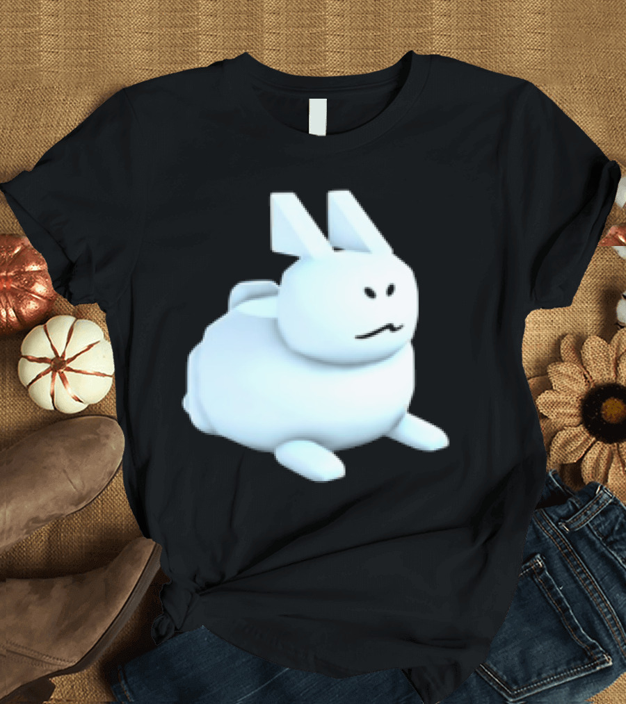 Reel Rebels Gubby Roblox Cute White Rabbit T-Shirt