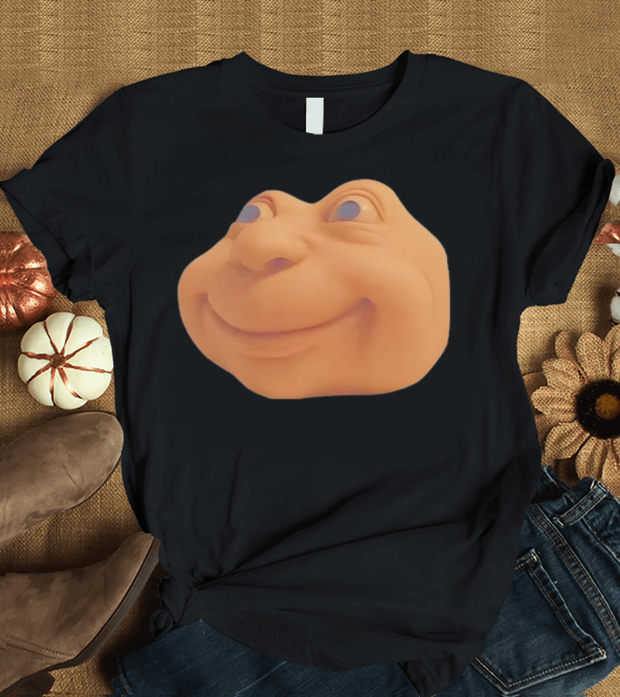 Halloween Costume Funny Expression Meme Face Pumpkin Head T-Shirt
