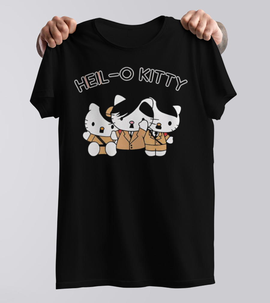 Adolf Hitler X Heil O Kitty T-Shirt