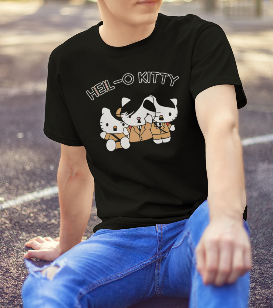 Adolf Hitler X Heil O Kitty T-Shirt