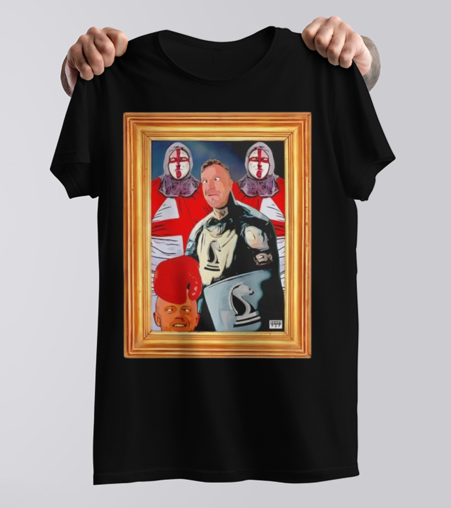 Bell Ends Of The Realm Knight Shield Boxing Legend T-Shirt