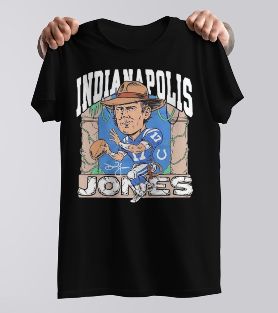 Indianapolis Jones Indianapolis Colts Daniel Jones Signature Adventure T-Shirt
