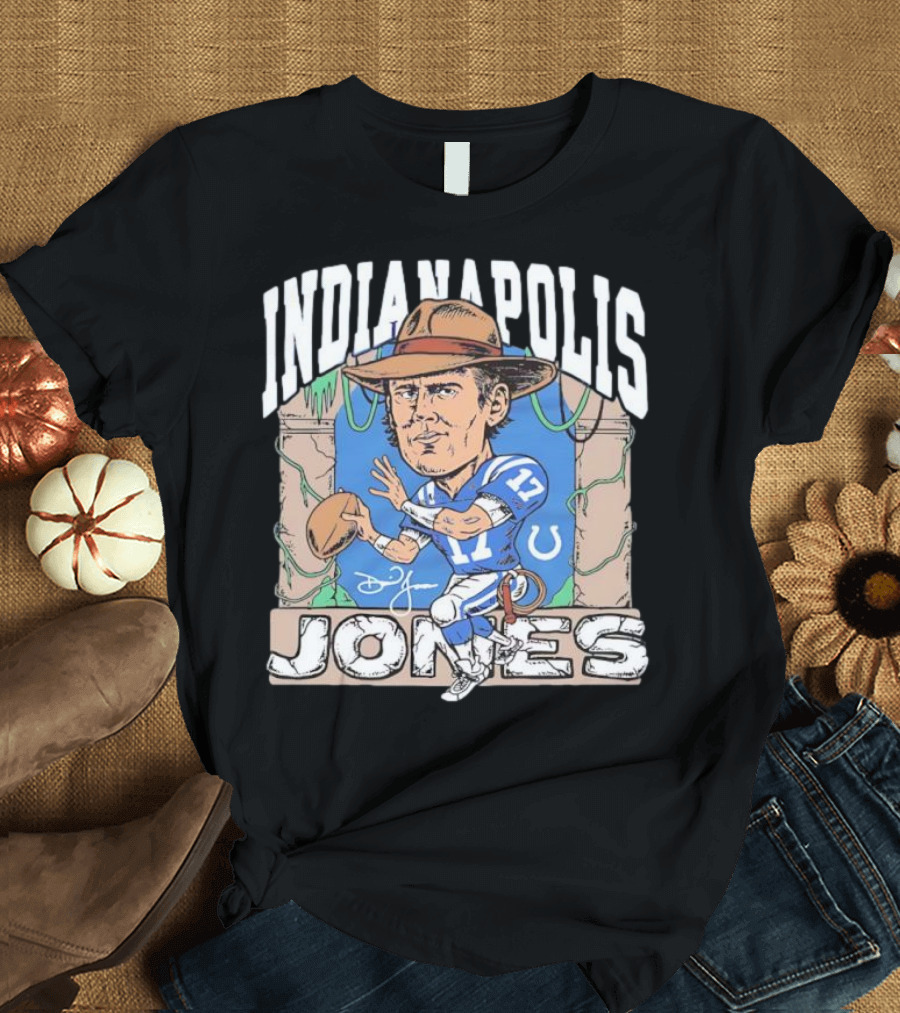 Indianapolis Jones Indianapolis Colts Daniel Jones Signature Adventure T-Shirt