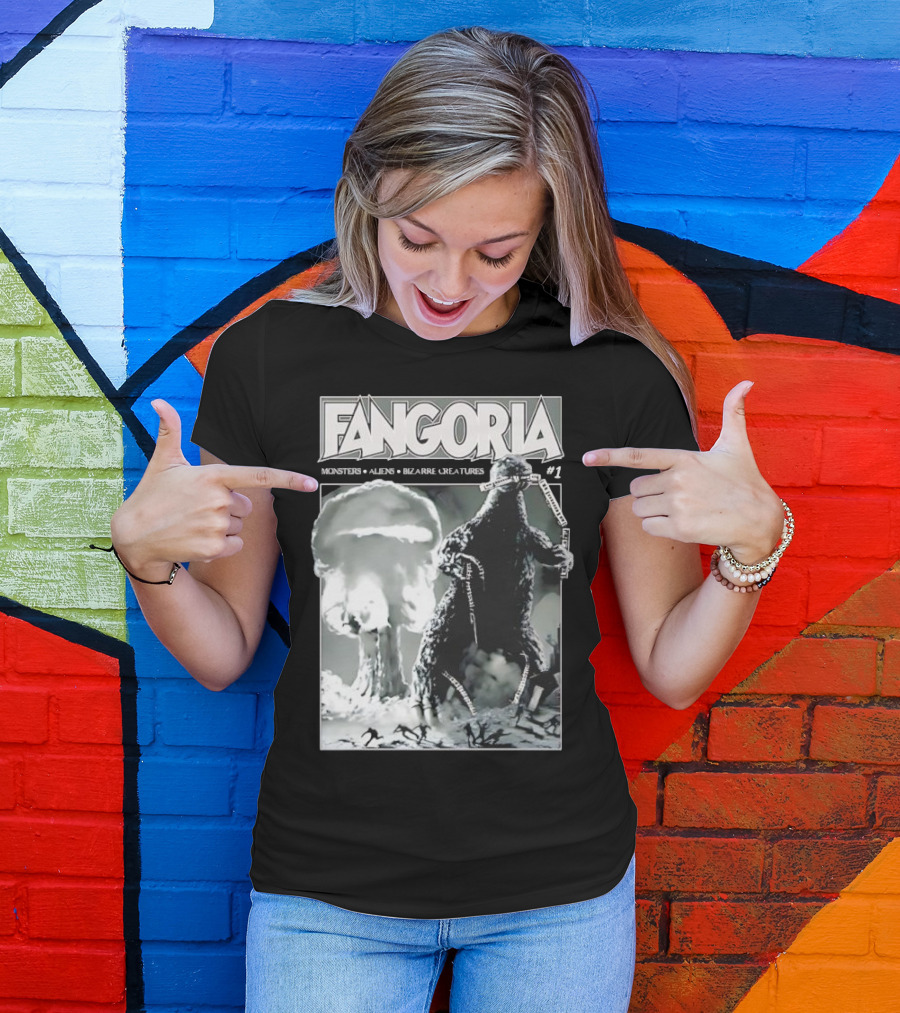 Fangoria Monsters Aliens Bizarre Creatures Godzilla T-Shirt