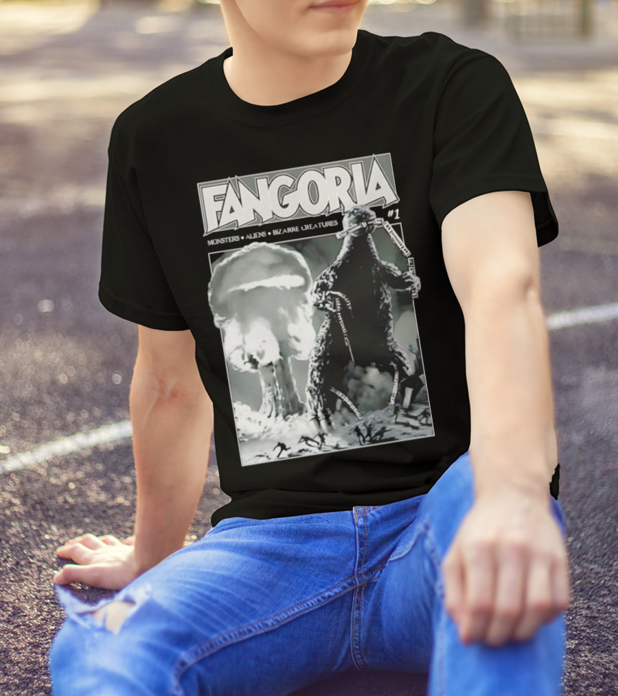 Fangoria Monsters Aliens Bizarre Creatures Godzilla T-Shirt