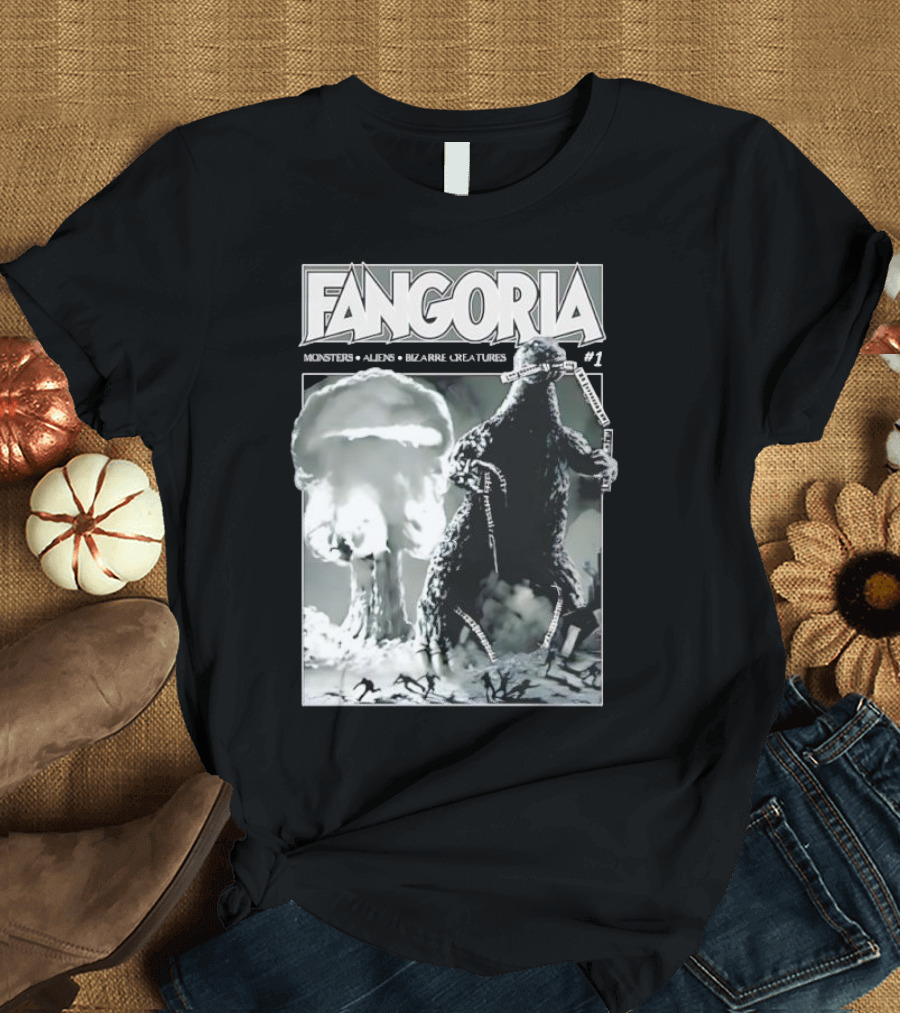 Fangoria Monsters Aliens Bizarre Creatures Godzilla T-Shirt