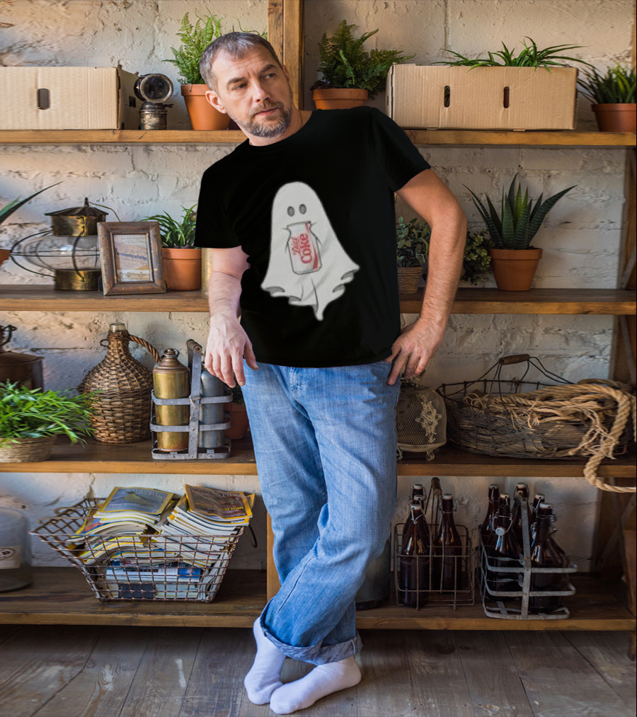 Ghost Drinking Diet Coke Can T-Shirt