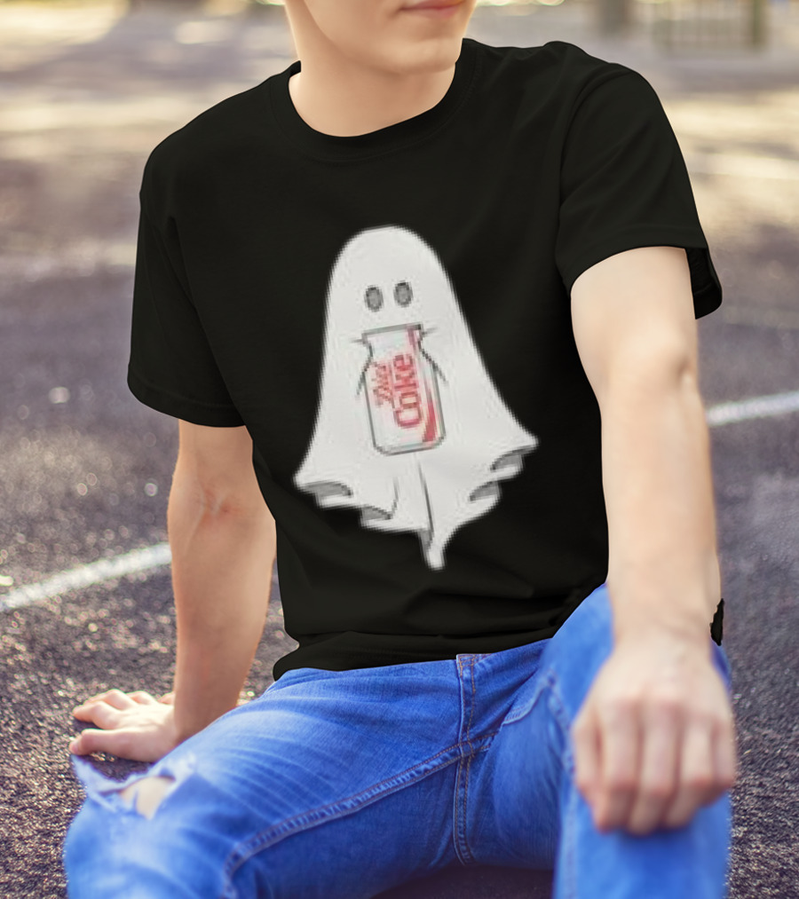 Ghost Drinking Diet Coke Can T-Shirt