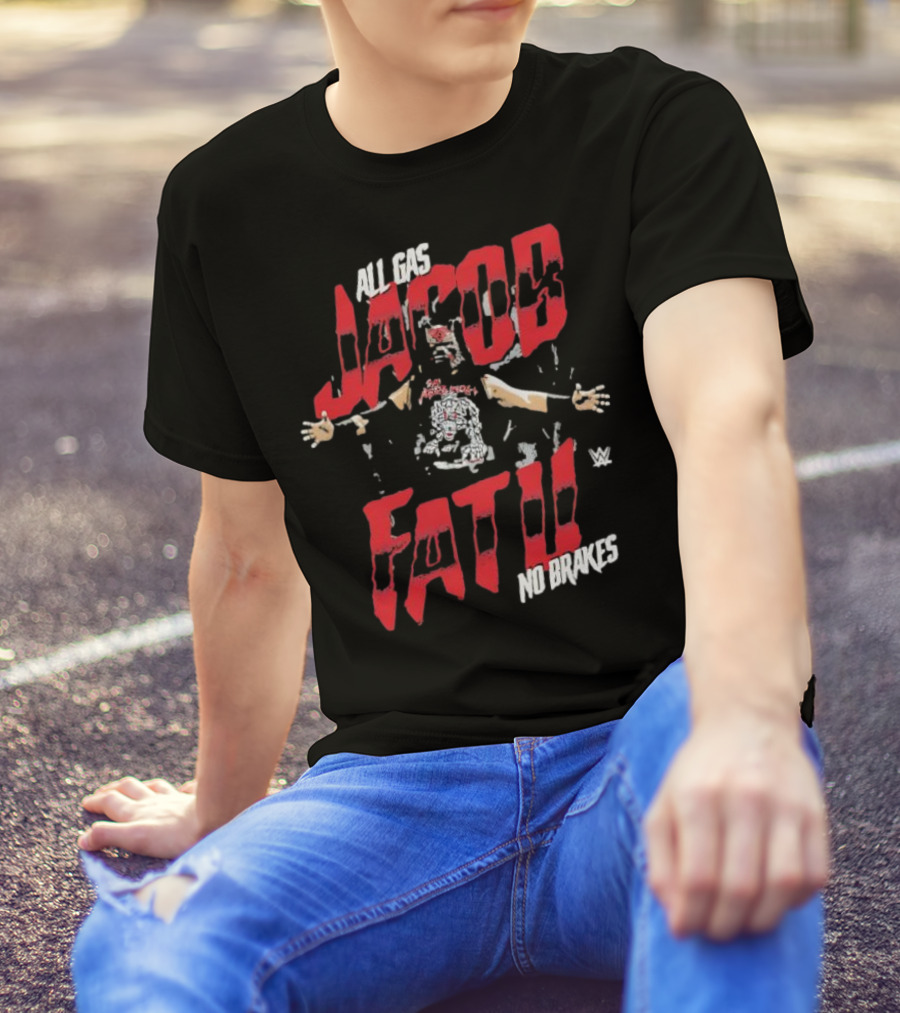 Jacob Fatu All Gas No Brakes Wrestling WWE Style T-Shirt