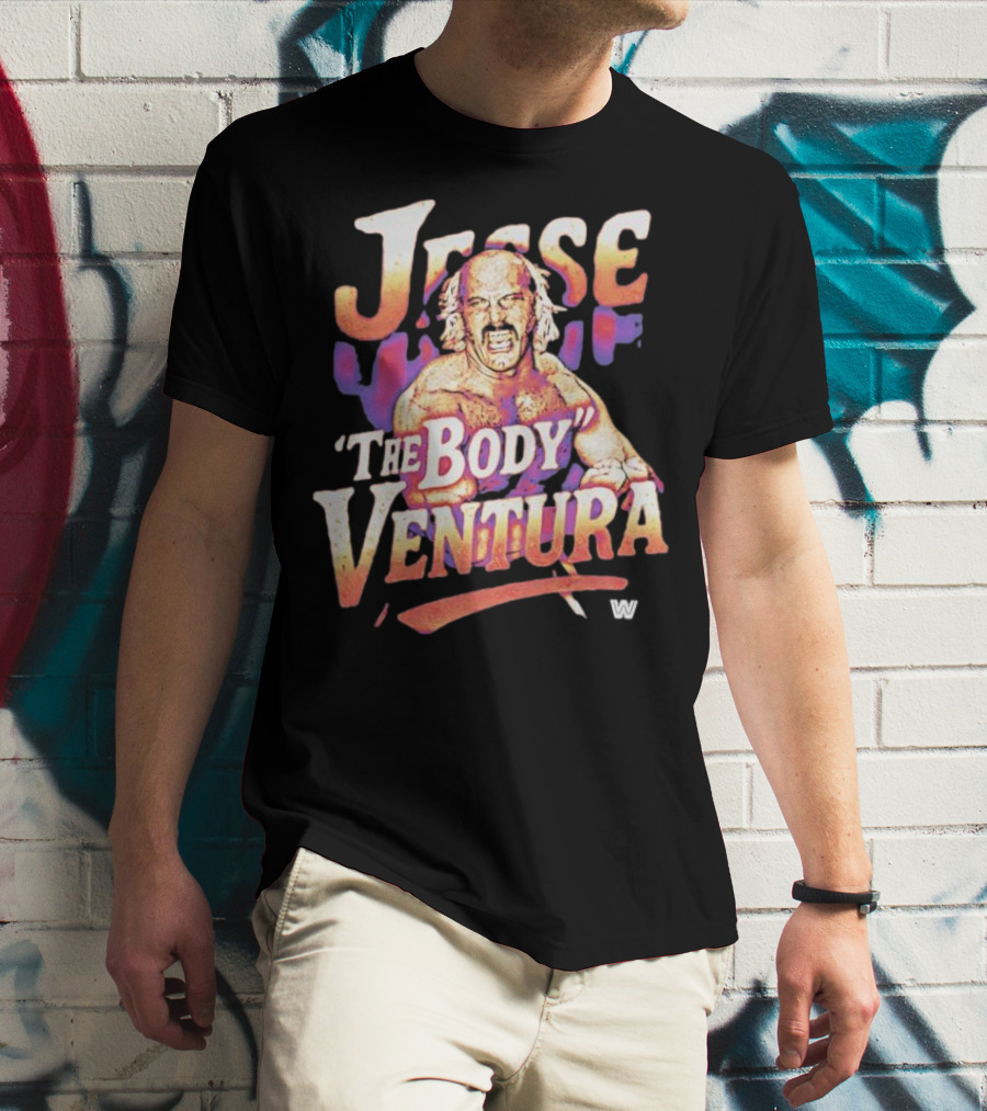 Jesse Ventura The Body Vintage Wrestling W T-Shirt