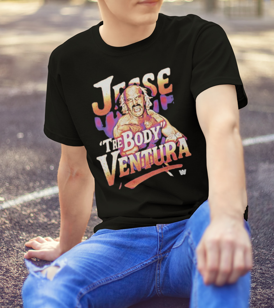 Jesse Ventura The Body Vintage Wrestling W T-Shirt