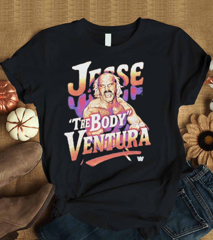 Jesse Ventura The Body Vintage Wrestling W T-Shirt