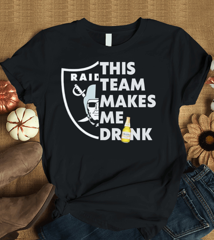 Las Vegas Raiders Beer Fun Game Day Humor T-Shirt