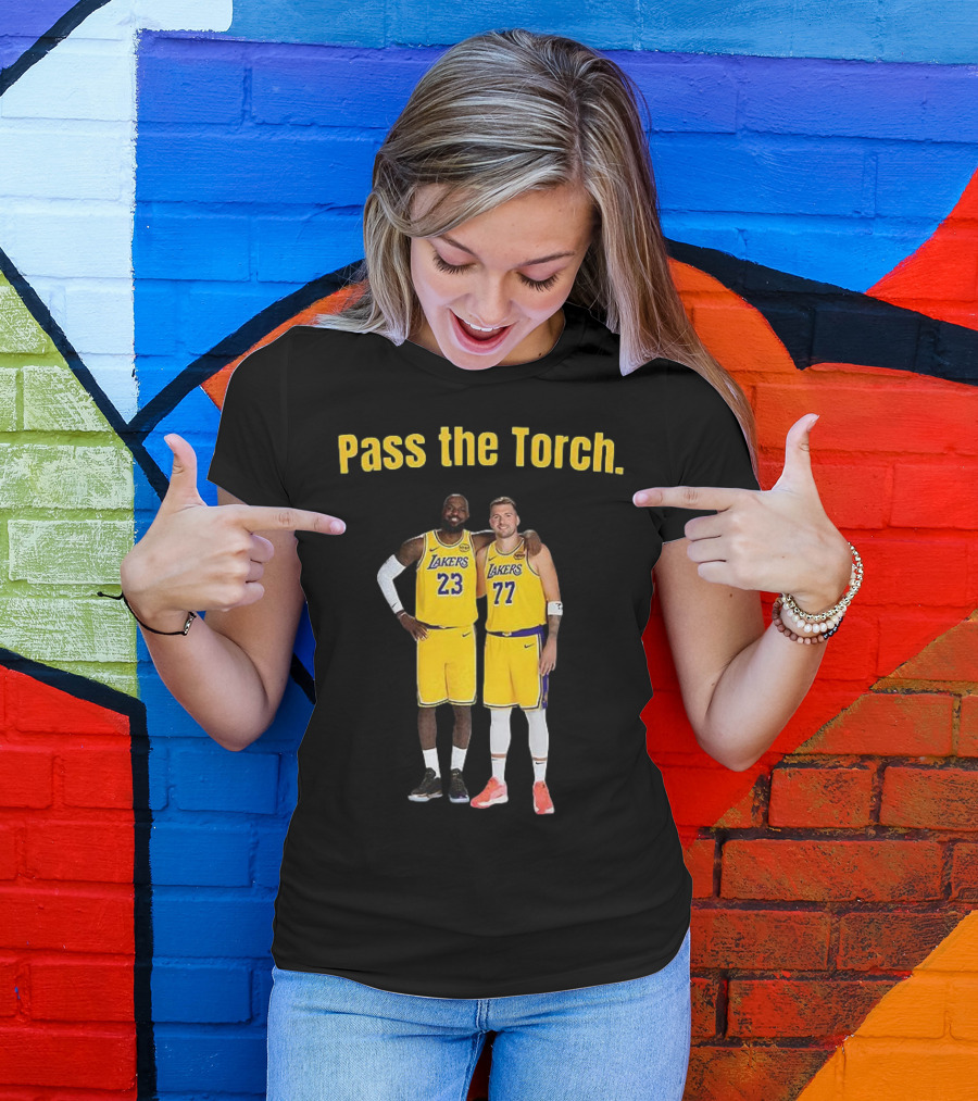 Lakers 23 And 77 Pass The Torch T-Shirt