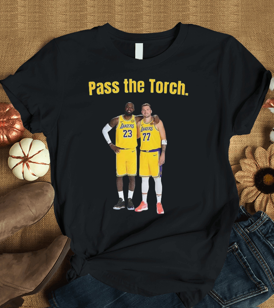 Lakers 23 And 77 Pass The Torch T-Shirt