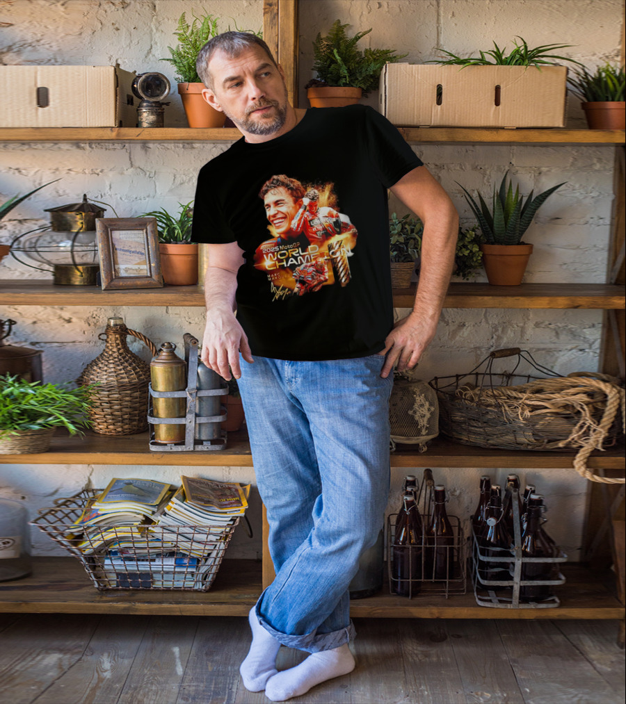 2025 MotoGP World Champion Marc Márquez Signature T-Shirt