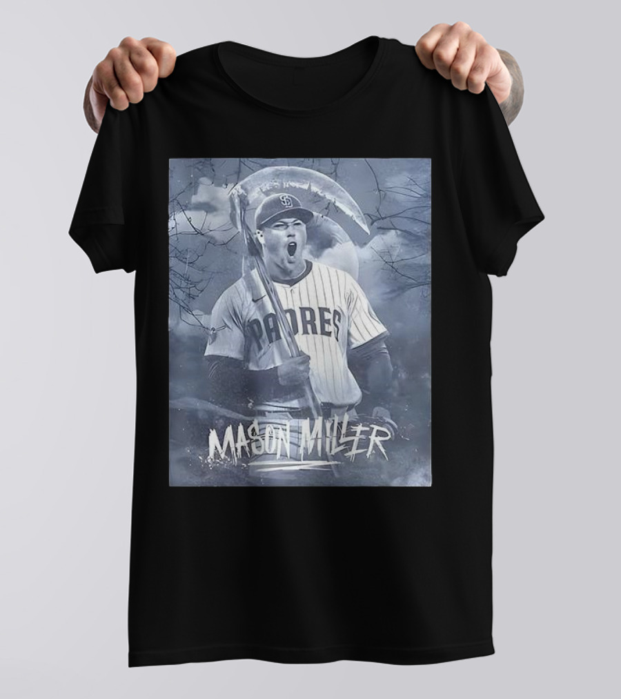Mason Miller Padres Halloween Baseball 2025 T-Shirt