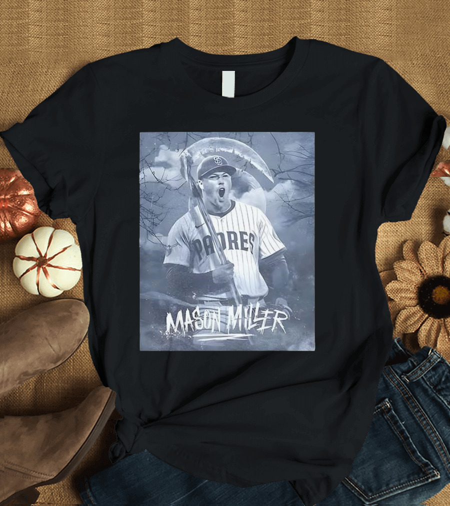 Mason Miller Padres Halloween Baseball 2025 T-Shirt