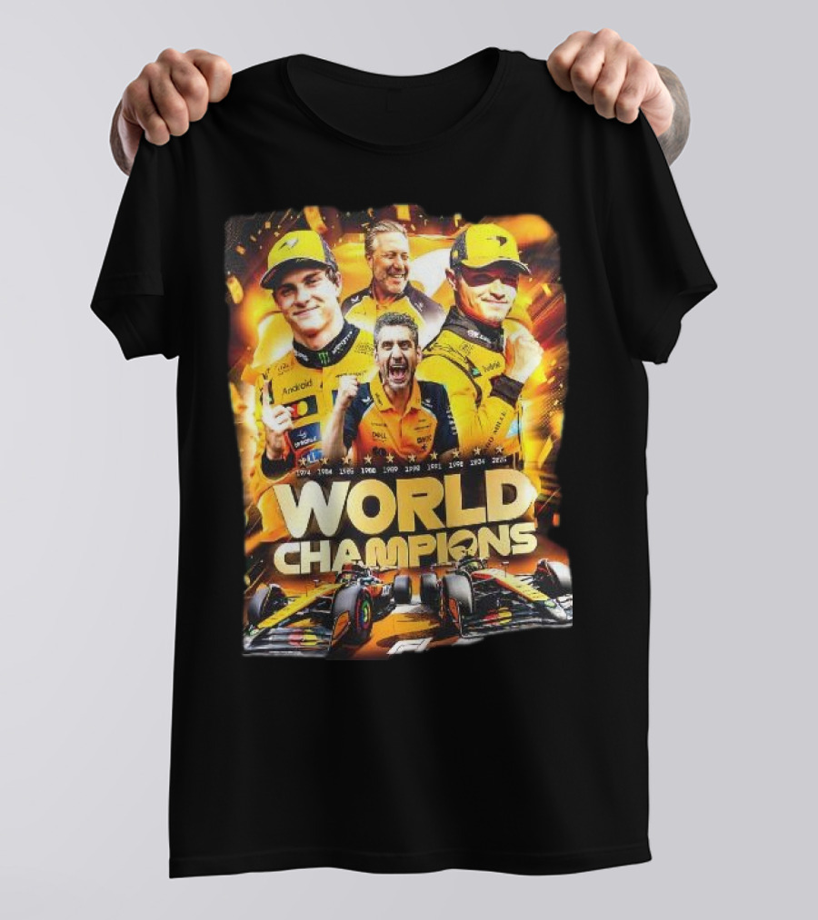 McLaren World Champions 2025 Racing Legends T-Shirt