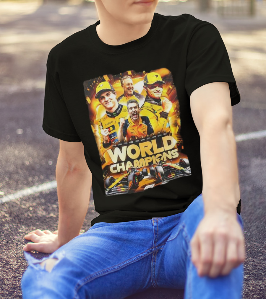 McLaren World Champions 2025 Racing Legends T-Shirt