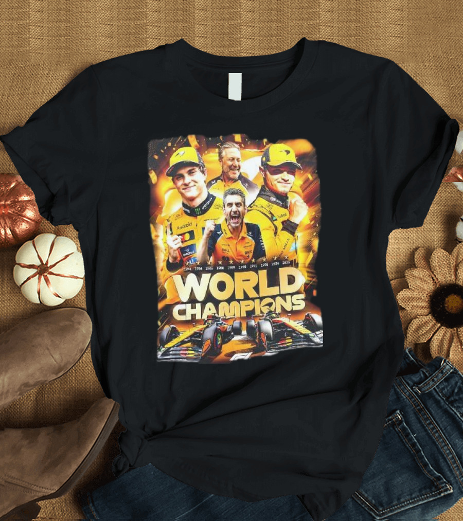 McLaren World Champions 2025 Racing Legends T-Shirt