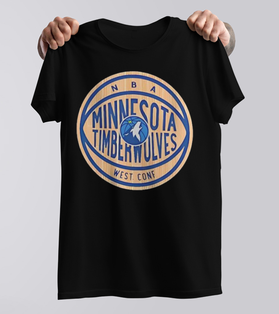 NBA Minnesota Timberwolves West Conf Team Emblem T-Shirt