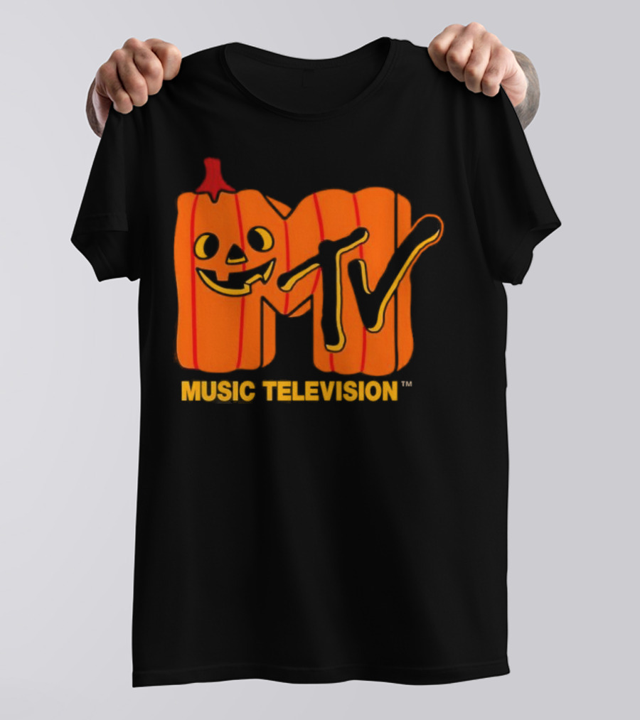 MTV Music Television Pumpkin Halloween T-Shirt