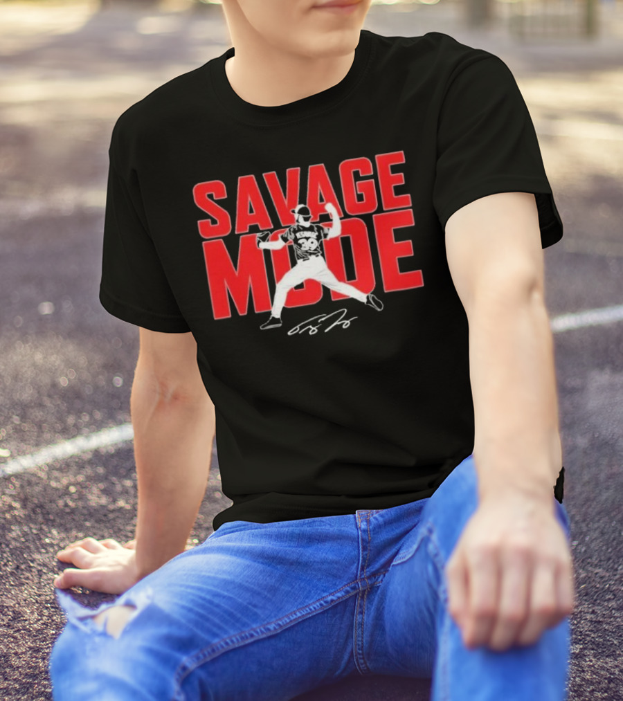 Savage Mode Trey Yesavage Toronto Blue Jays Signature T-Shirt