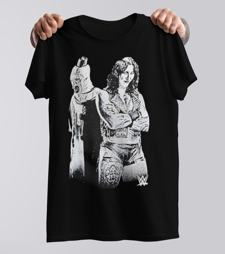 Rhea Ripley Terrifier WWE Collaboration Black Ripple Junction T-Shirt
