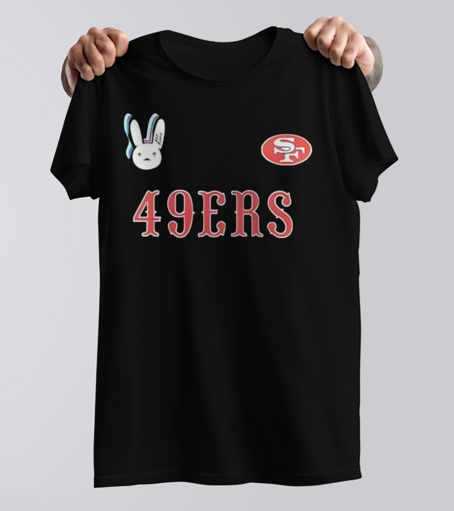 San Francisco 49ers Bad Bunny Super Bowl Lx Signature Bunny Mascot 49ers SF T-Shirt