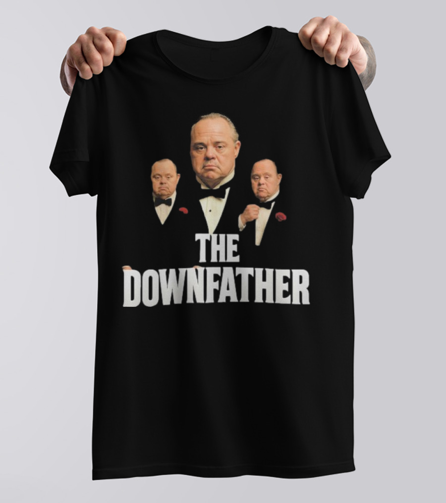 The Downfather Parody The Godfather Tuxedo Trio T-Shirt
