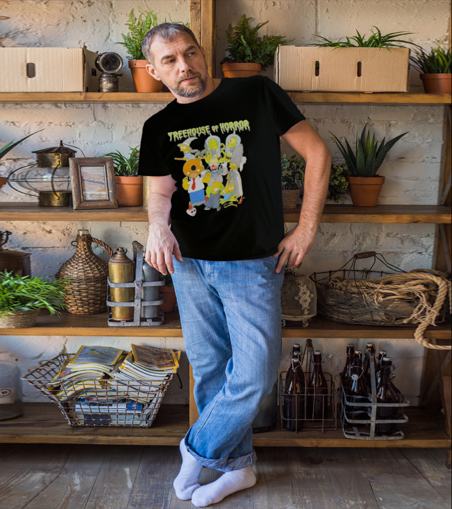 The Simpsons Treehouse Of Horror Characters Halloween Compilation T-Shirt