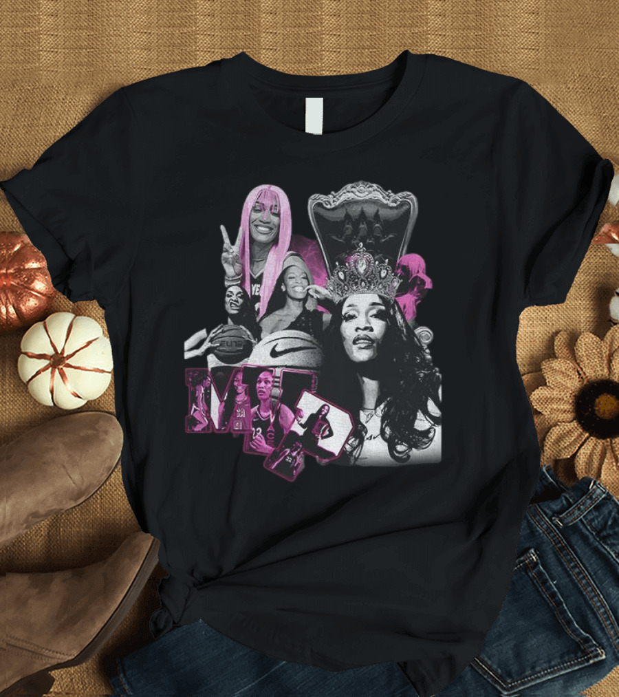 A’ja Wilson MVP Iconic Crown Basketball Champion T-Shirt