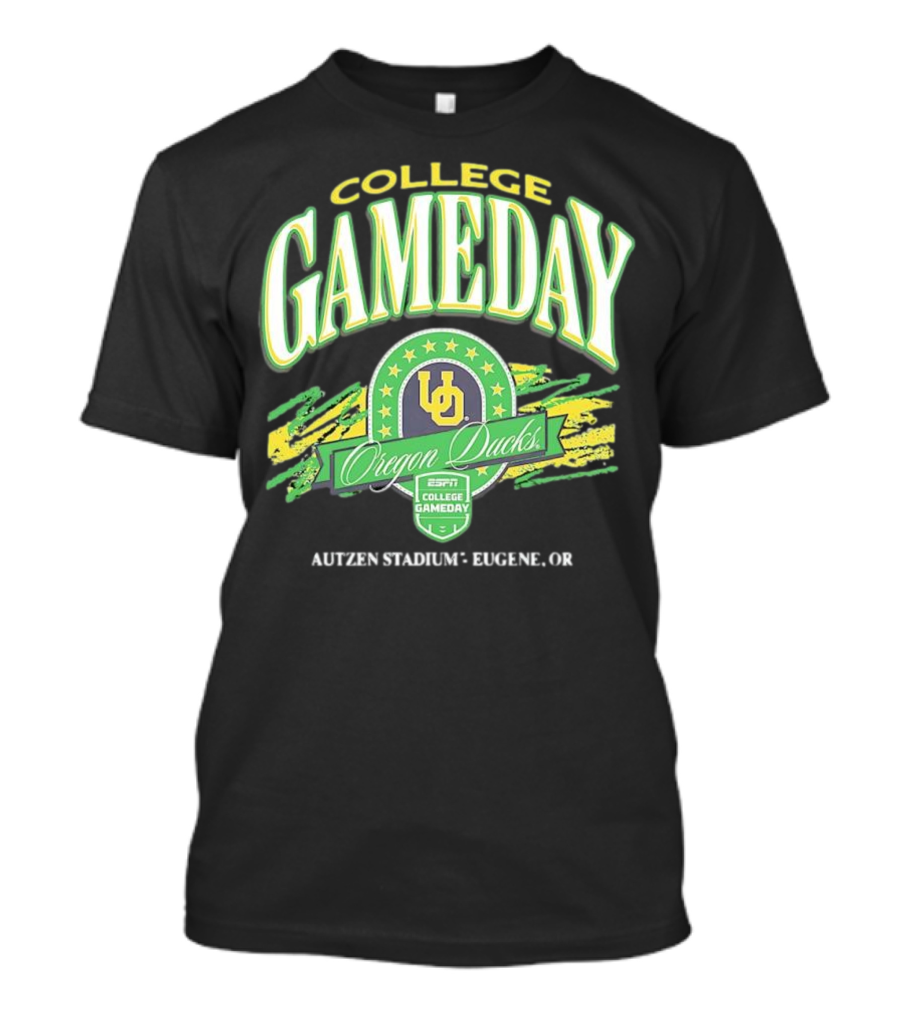 College GameDay Oregon Ducks ESPN Autzen Stadium Eugene OR T-Shirt