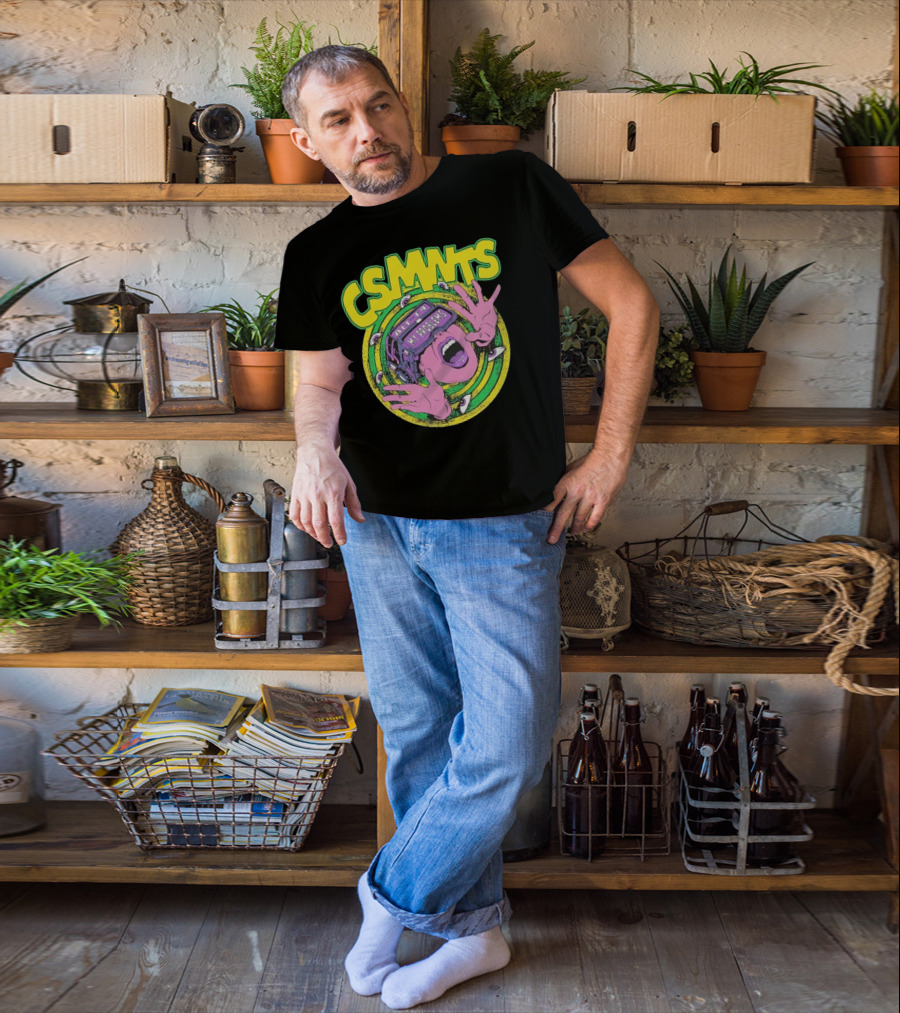 CSMNTS Alt F4 My Problems Trippy Sci-Fi Pop Art T-Shirt