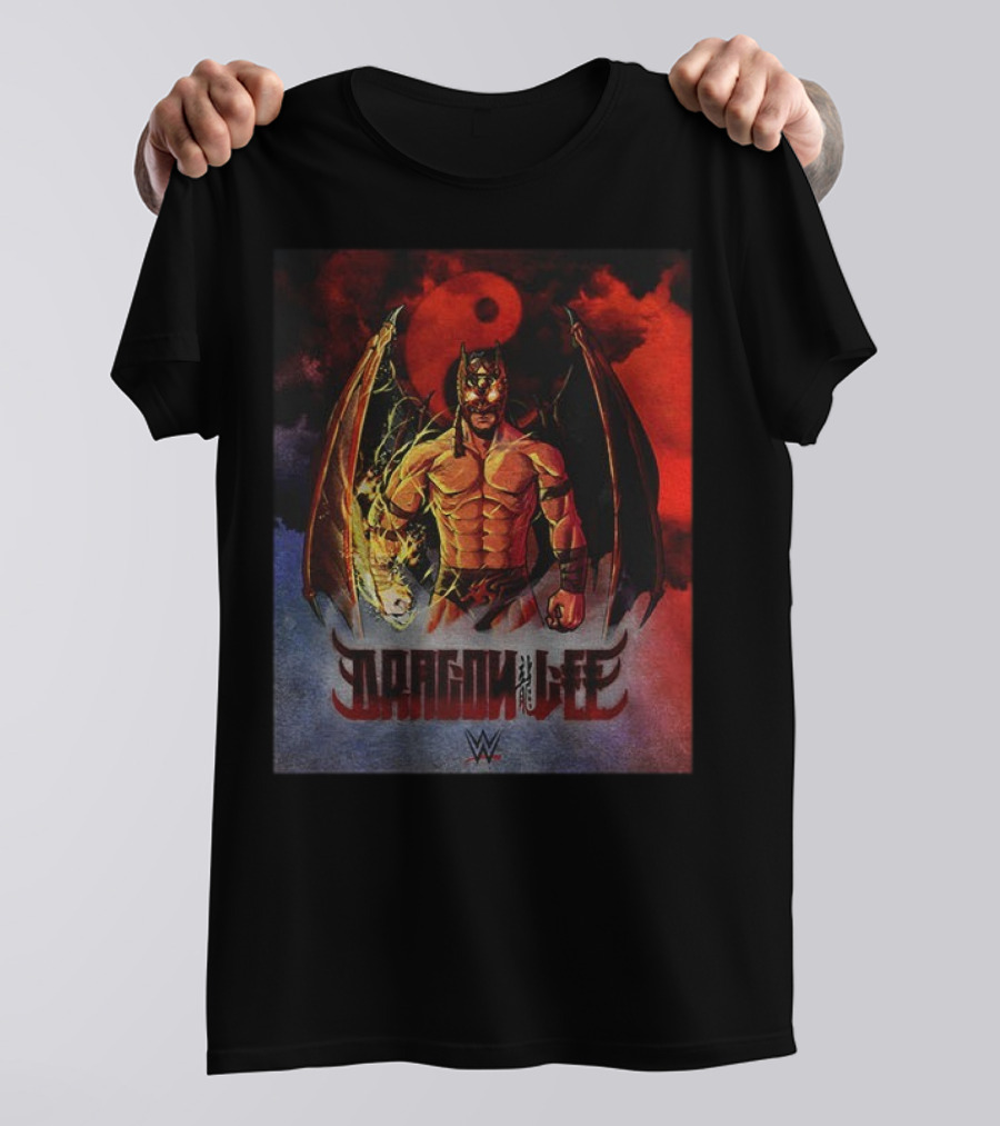 Dragon Lee WWE Superstar Wrestling Persona Artwork T-Shirt