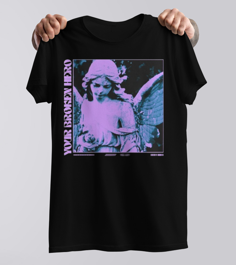 Your Broken Hero Emo’s Not Dead Angel T-Shirt