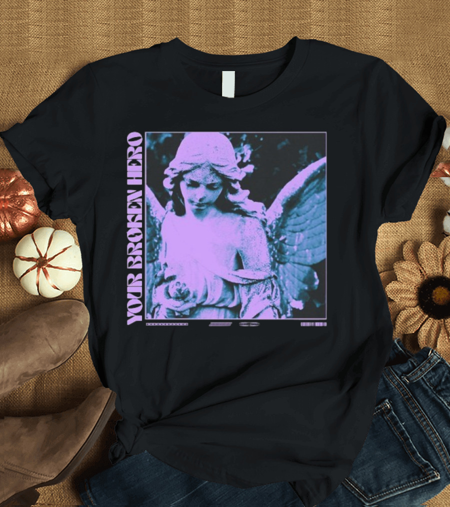 Your Broken Hero Emo’s Not Dead Angel T-Shirt