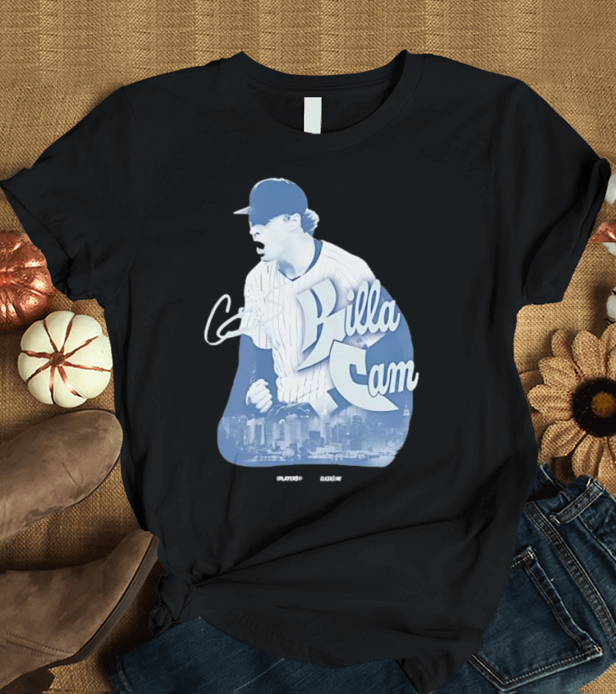 Killa Cam New York Yankees Cityscape Pitcher Style T-Shirt